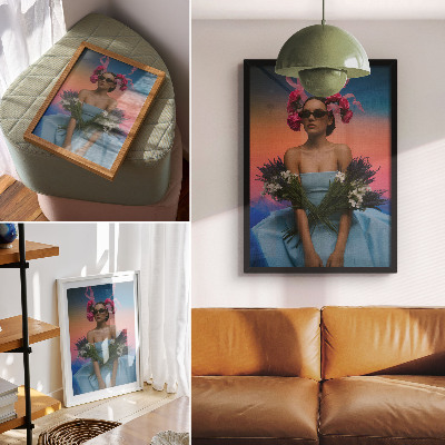 Poster leinwand Blumengestecke