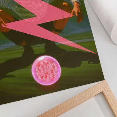 Poster kunstdruck Surrealistischer Mann