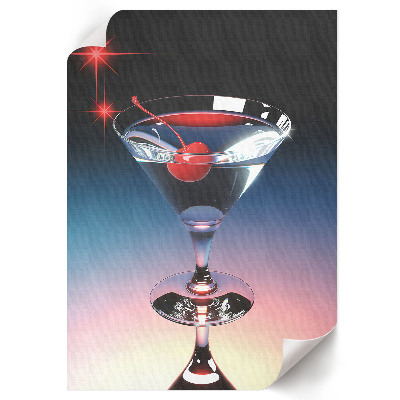 Kunstdruck poster Kirschcocktail