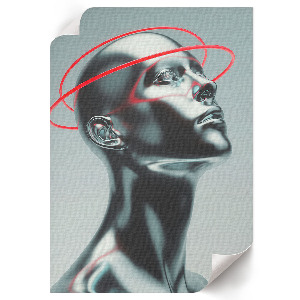 Retro plagát Moderná socha