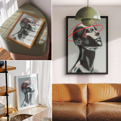 Kunstdruck leinwand Moderne Skulptur