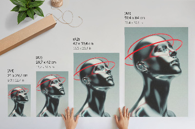 Kunstdruck leinwand Moderne Skulptur
