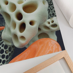 Kunstdruck poster Futuristische Abstraktion
