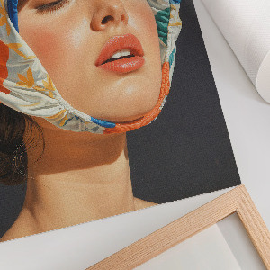 Plagát do obývačky Farebný portrét