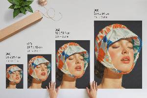 Plagát do obývačky Farebný portrét