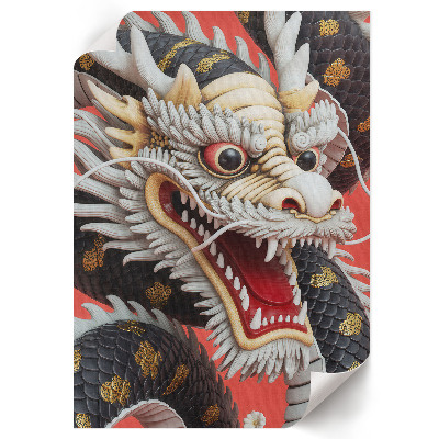 Poster auf leinwand Asiatischer Drache