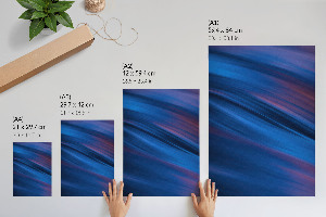 Poster kunstdruck Bunte Wellen