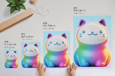 Bilder poster Regenbogenkatze