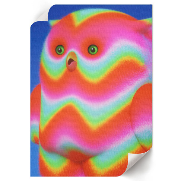 Plagát do obývačky Farebné zviera