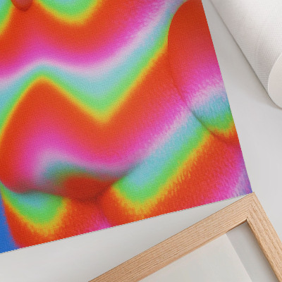 Poster kunstdruck Farbenfrohes Tier