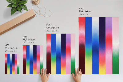 Poster leinwand Regenbogenabstraktion