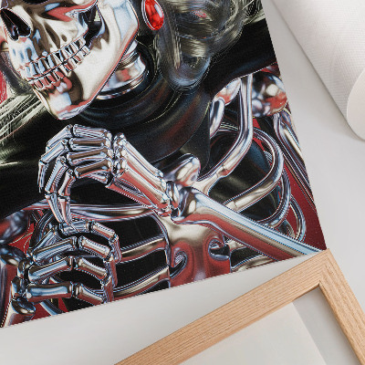 Wand poster Futuristisches Skelett