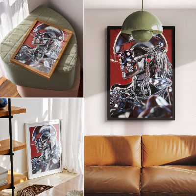 Kunstdruck poster Robotervision