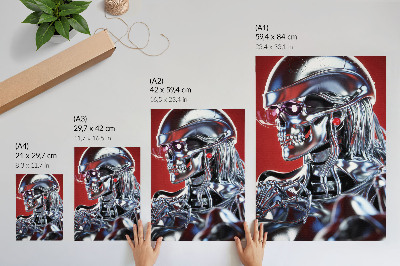Kunstdruck poster Robotervision