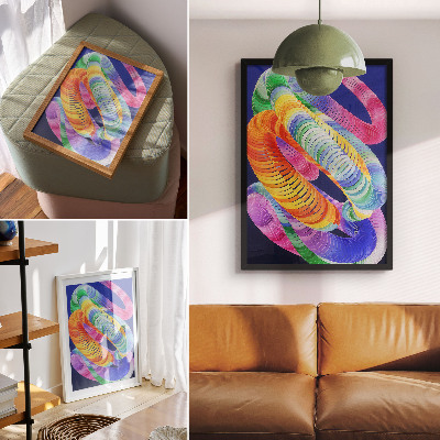 Bilder poster Farbenfrohe Abstraktion