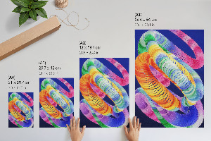 Bilder poster Farbenfrohe Abstraktion