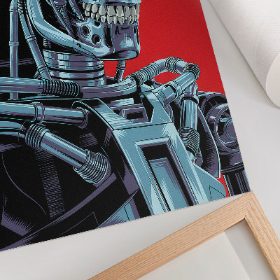 Retro poster Futuristischer Roboter