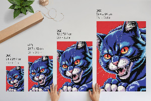 Bilder poster Blaue Katze