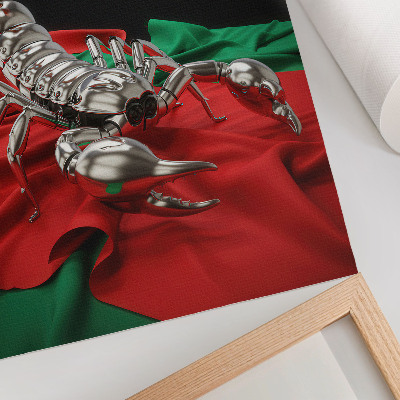 Poster kunstdruck Mechanischer Skorpion