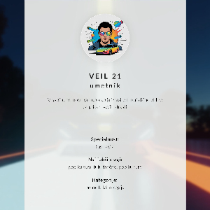 Poster na stenu Jazda motorom v noci