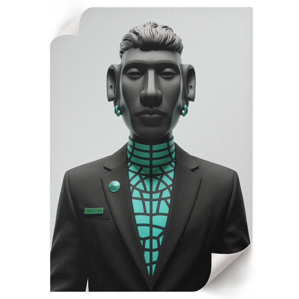 Plagát do obývačky Futuristická socha