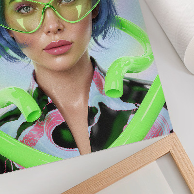 Wand poster Futuristisches Porträt