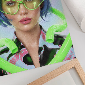 Plagát do izby Futuristický portrét