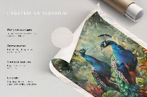 Poster na stenu Abstraktný portrét