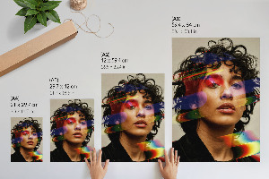 Retro plagát Farebná energia