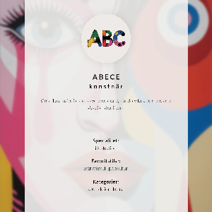 Plagát do izby Farebný portrét