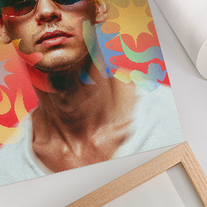 Plagát do izby Farebný portrét