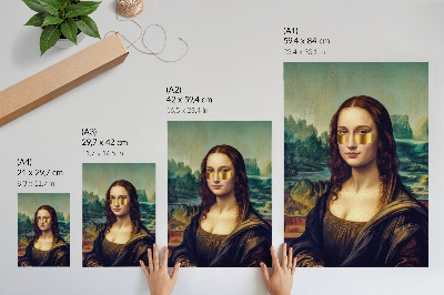 Wand poster Eine moderne Mona Lisa