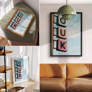 Poster na stenu Neónový nápis