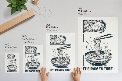 Poster auf leinwand Ramen-Comic