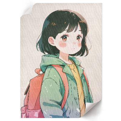 Poster leinwand Anime-Mädchen