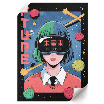 Kunstdruck poster Zukünftiges Anime