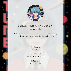 Kunstdruck poster Zukünftiges Anime