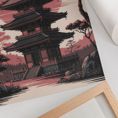 Poster auf leinwand Tempel in Asien