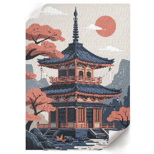 Poster na stenu Chrám v Japonsku