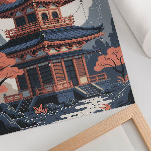 Poster na stenu Chrám v Japonsku
