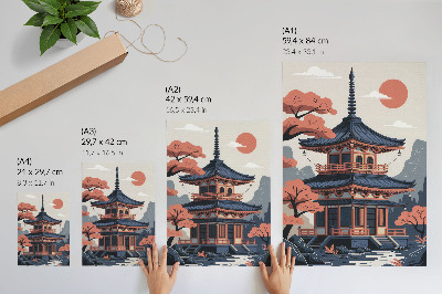 Bilder poster Tempel in Japan