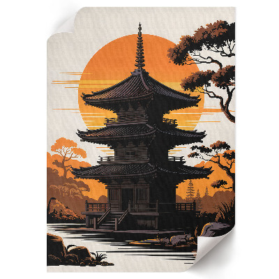 Poster leinwand Orientalischer Tempel