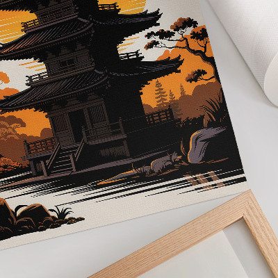 Poster leinwand Orientalischer Tempel
