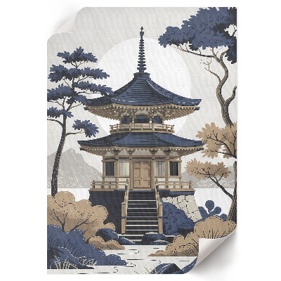 Wand poster Japanischer Tempel