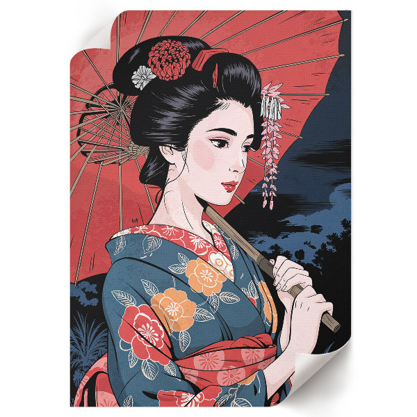 Kunstdruck poster Japanische Eleganz