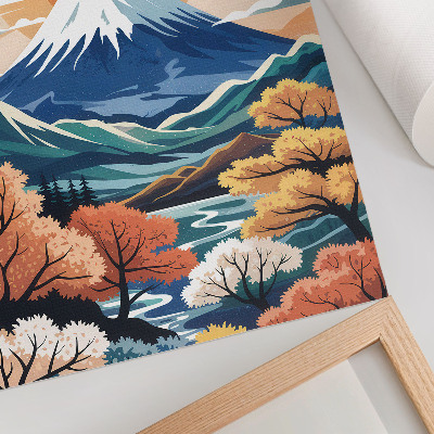Kunstdruck leinwand Berglandschaft