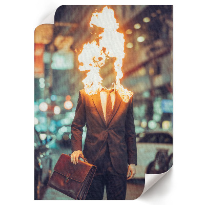 Wand poster Burning Man