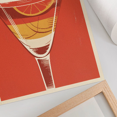 Poster leinwand Vintage-Cocktail
