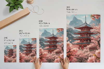 Kunstdruck poster Die Schönheit Japans