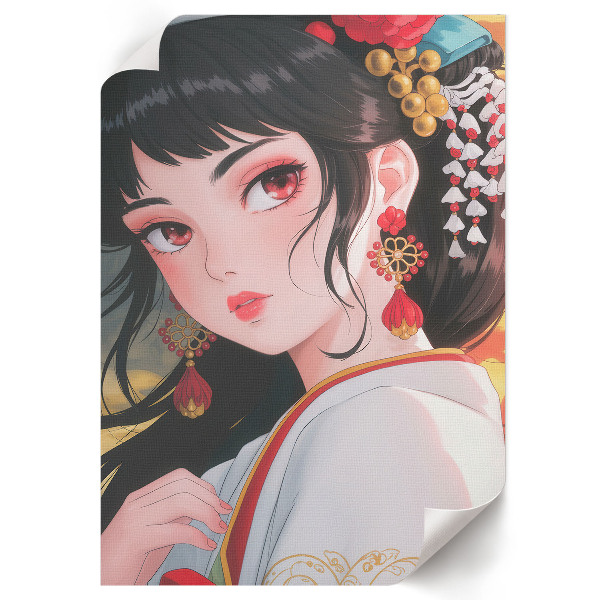 Kunstdruck leinwand Anime-Look
